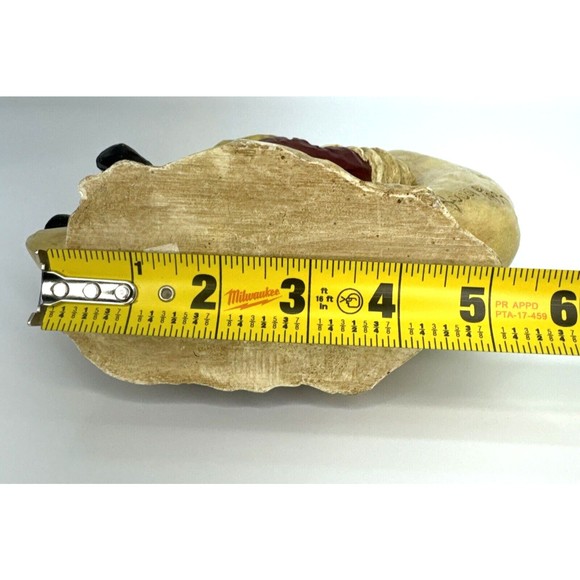 Vintage 1994 Ila Lefever Enesco Santa Resting on the Moon Holding Star Folk Art - Picture 11 of 15